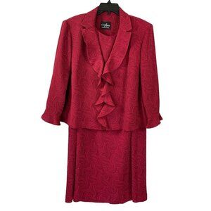 Positive Attitude Women's Petite 2-Piece Dress Set